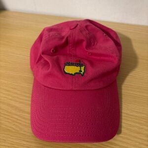 The Masters Tournament Golf Hat American Needle Pink Adjustable